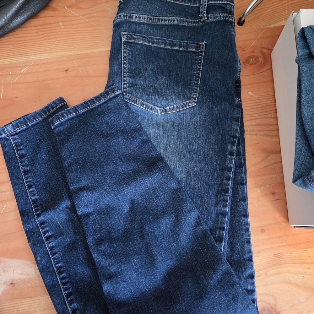 Maurices Dark Blue Skinny Jeans